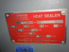 Shanklin Automatic L-bar Heat Sealer